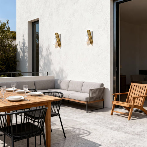 ALDERSON GEOMETRIC OUTDOOR WALL LANTERN