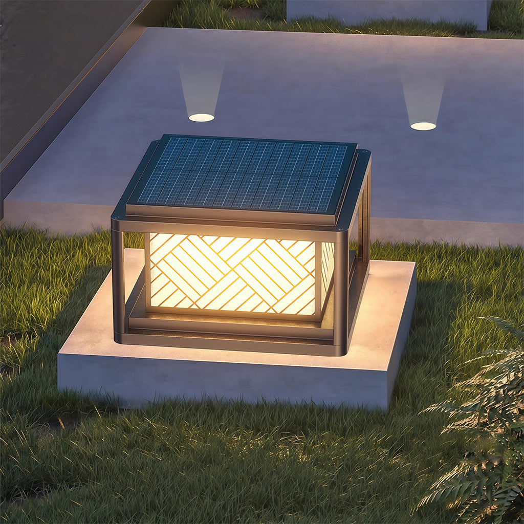 CHISWICK WEATHERPROOF GARDEN PILLAR LANTERN