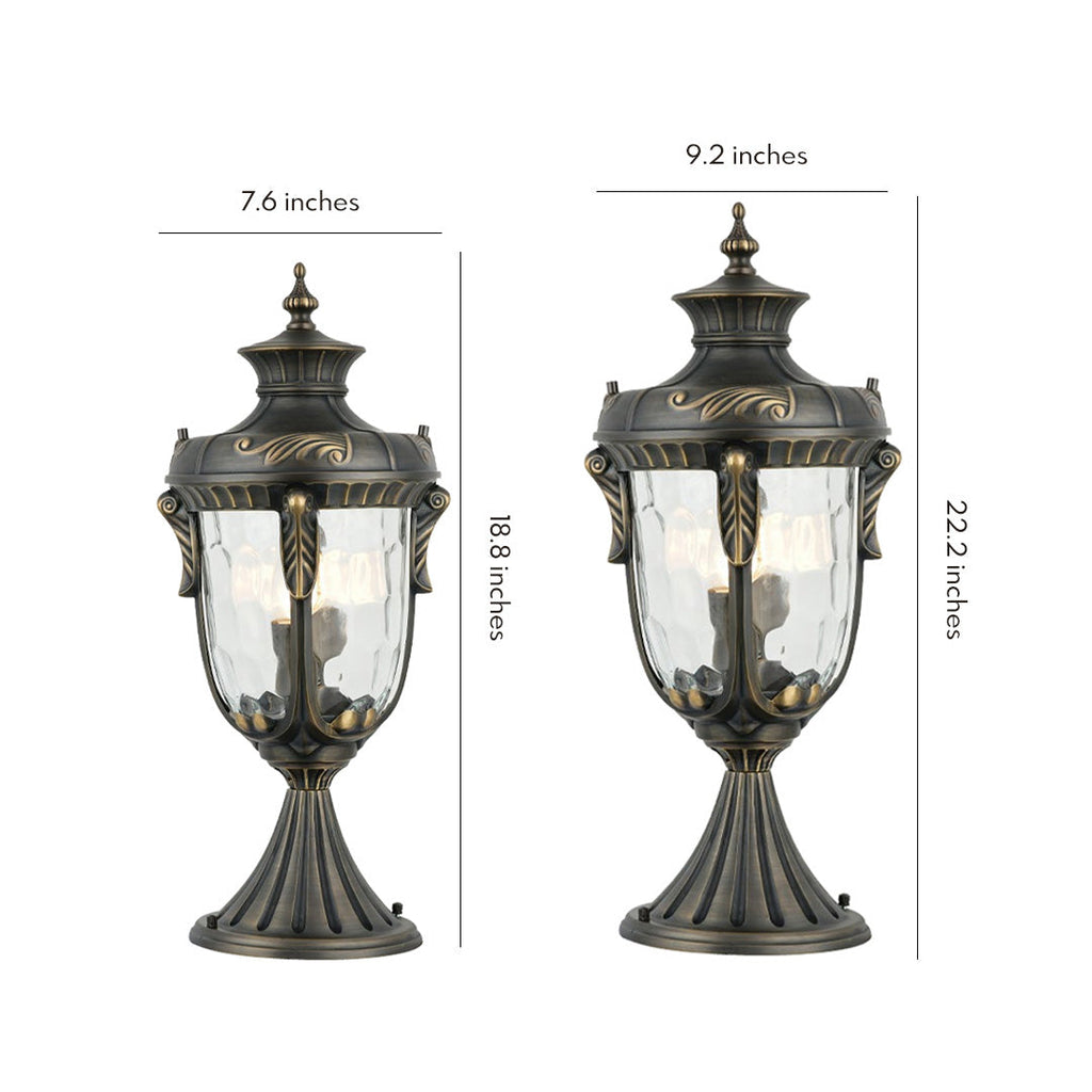 WINTHROP WEATHERPROOF GARDEN COLUMN LANTERN