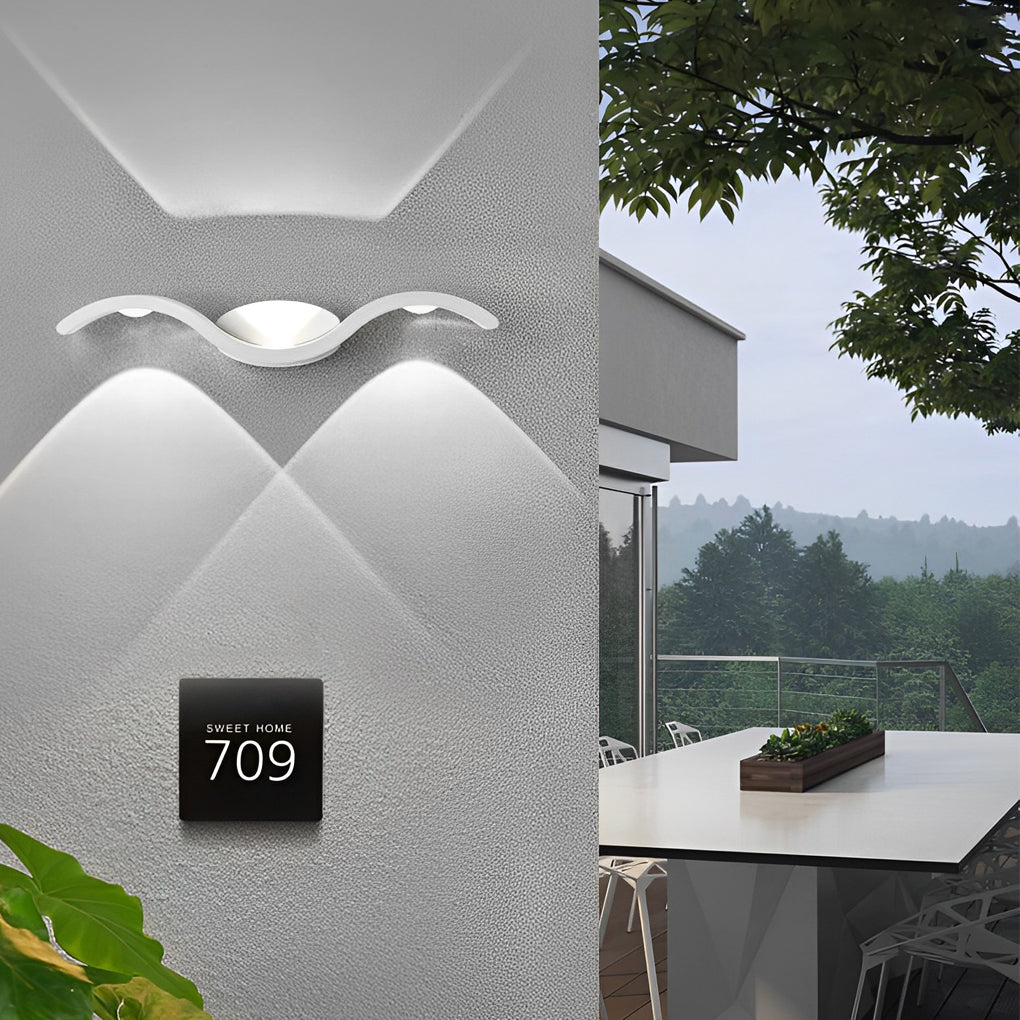 BRIGHTON TIDE UP-DOWN OUTDOOR LED WALL LIGHT