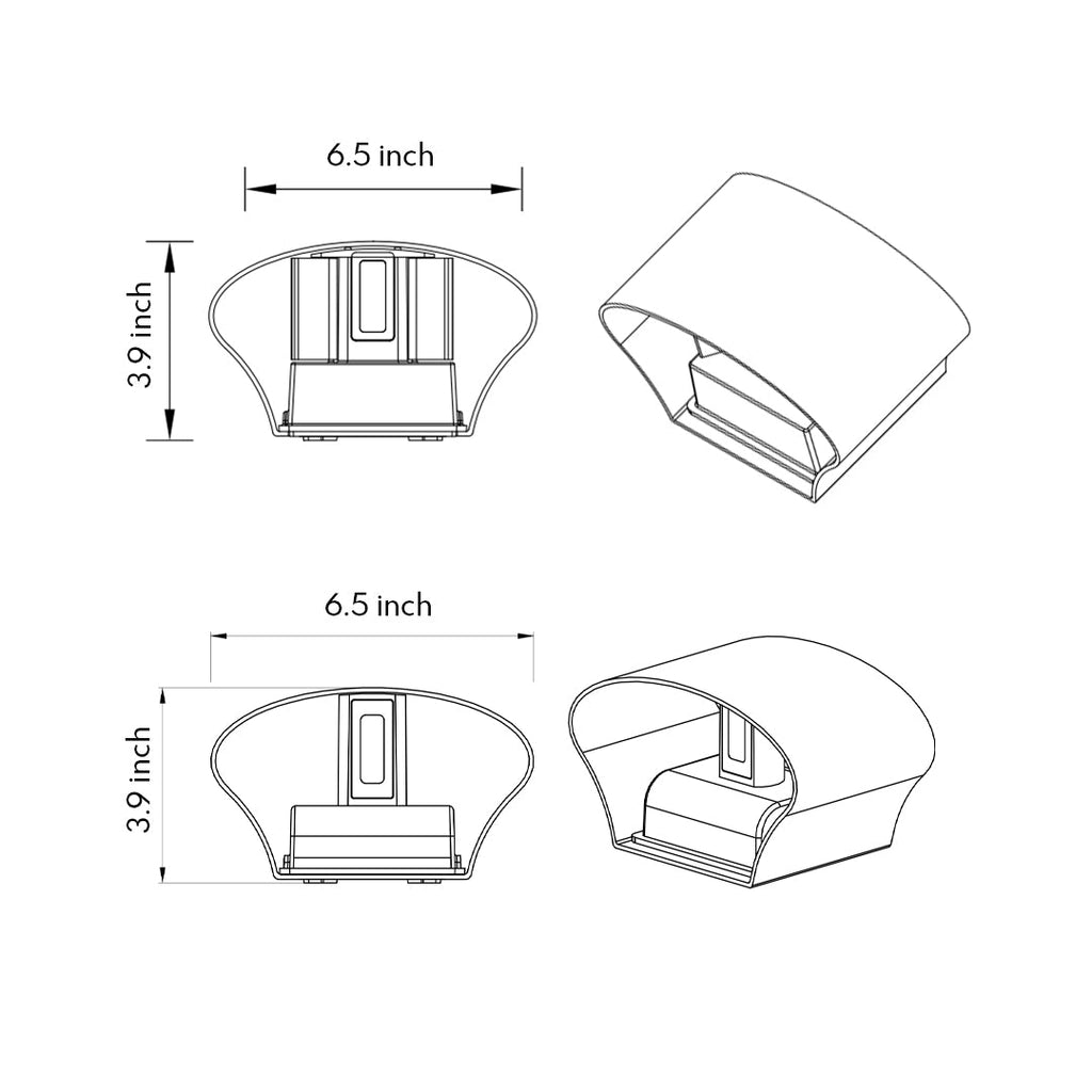 WINDSOR RAINPROOF DUAL-FACED WALL LANTERN