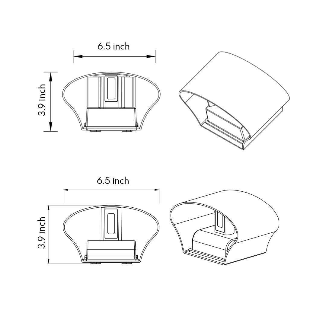 WINDSOR RAINPROOF DUAL-FACED WALL LANTERN