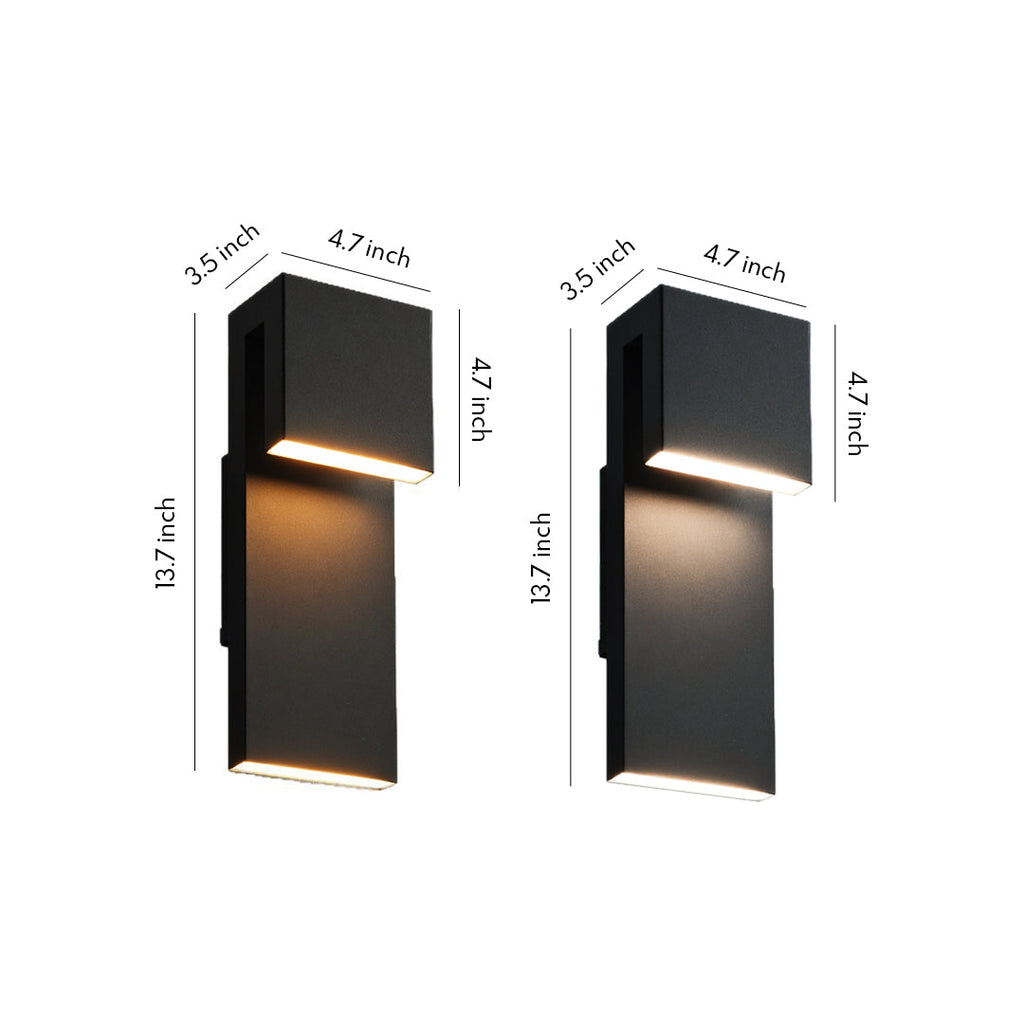 THORNBURY RUSTIC METAL OUTDOOR SCONCE LIGHT