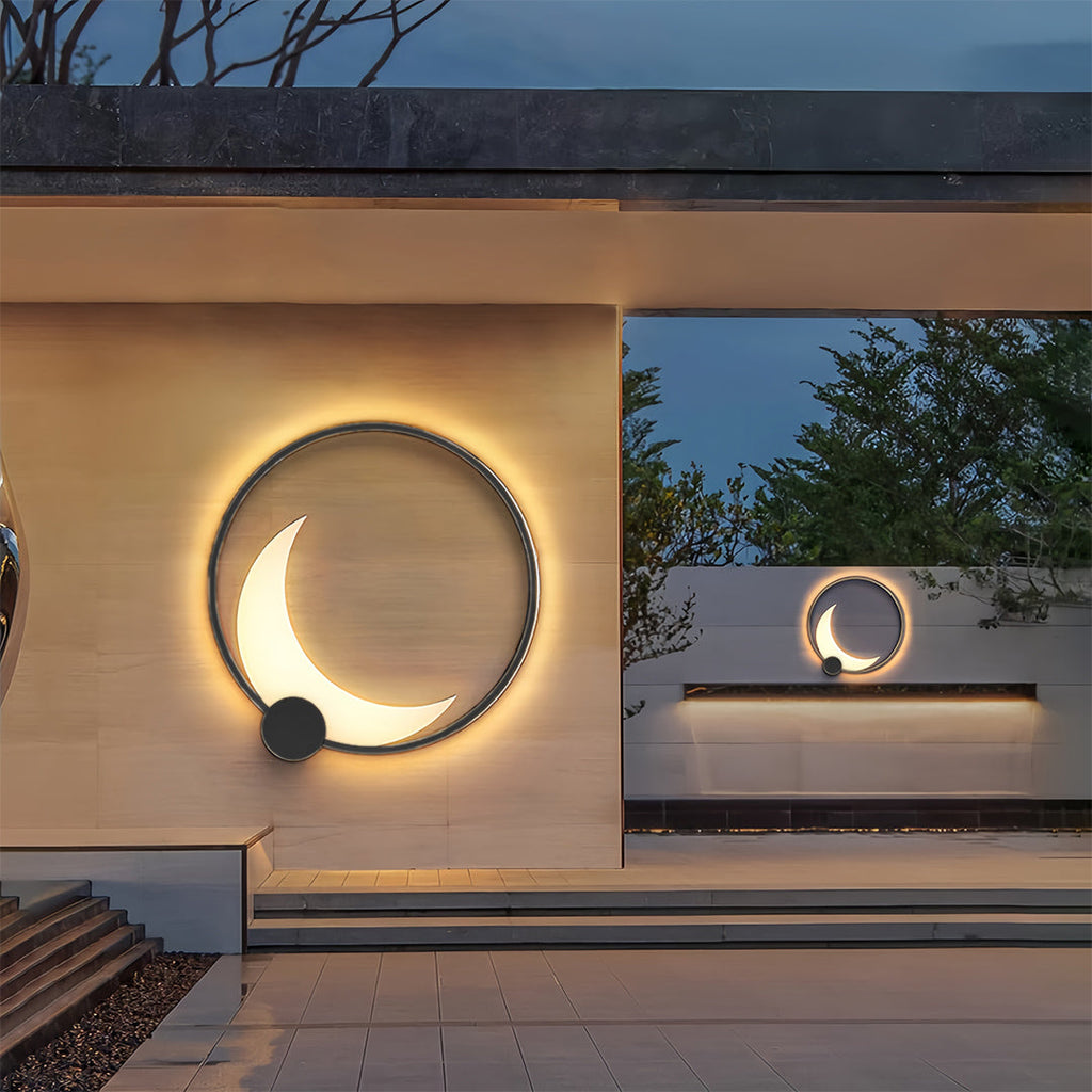 WINTERBOURNE GRAY RINGED OUTDOOR LANTERN WITH WATERPROOF DESIGN