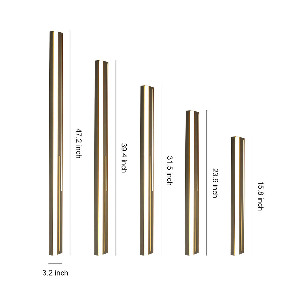 THORNBURY RAINPROOF OUTDOOR LINEAR WALL LANTERN