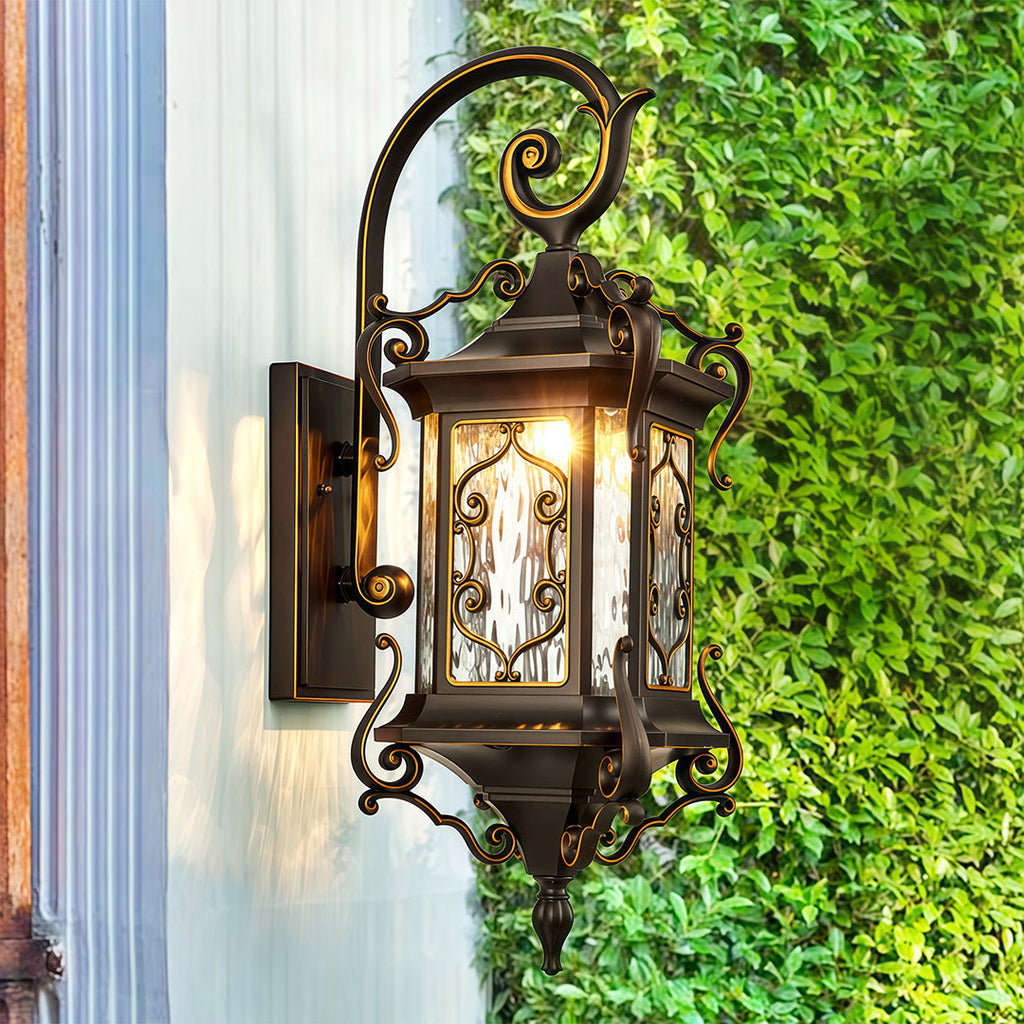 WINDSOR HILLS WEATHERPROOF OUTDOOR WALL LANTERN