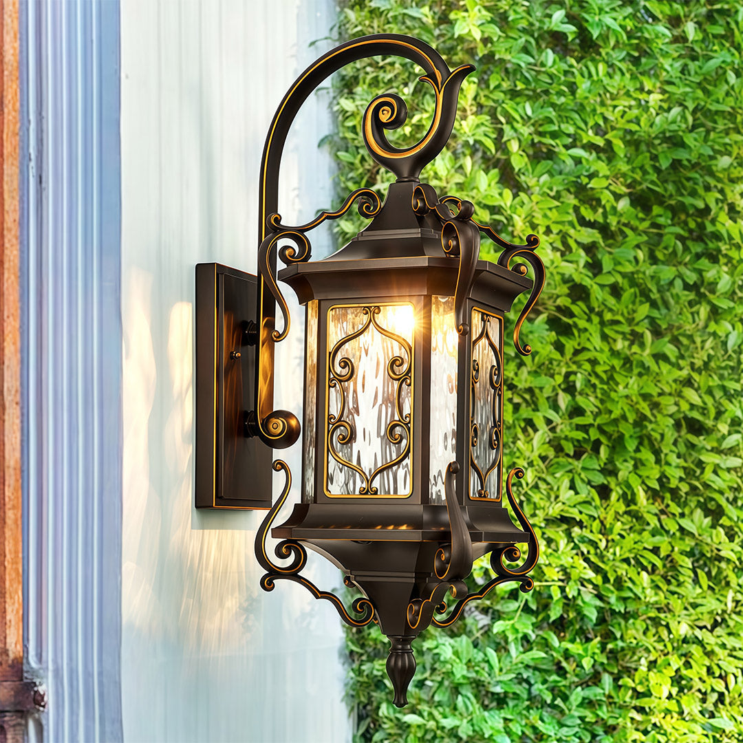 WINDSOR HILLS WEATHERPROOF OUTDOOR WALL LANTERN