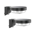 WINTHROP SOLAR WALL GUARDIAN LIGHTS, MOTION-ACTIVATED LED SET OF 2