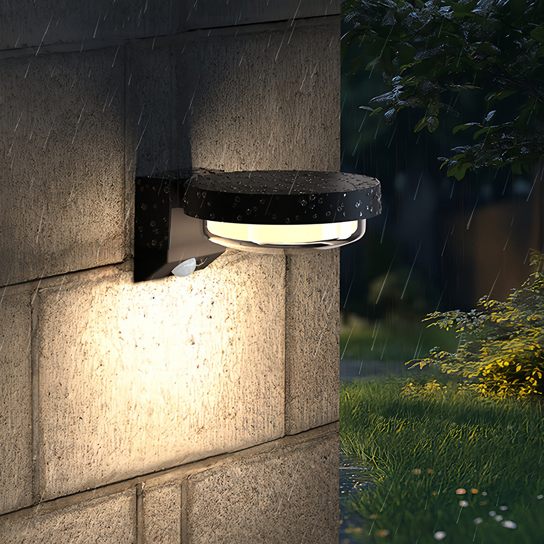 WINTHROP SOLAR WALL GUARDIAN LIGHTS, MOTION-ACTIVATED LED SET OF 2
