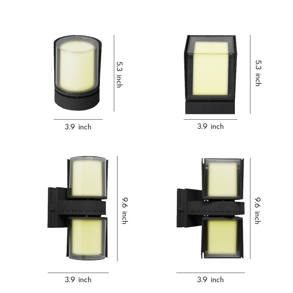 WINTERBOURNE RAINPROOF OUTDOOR WALL LANTERN