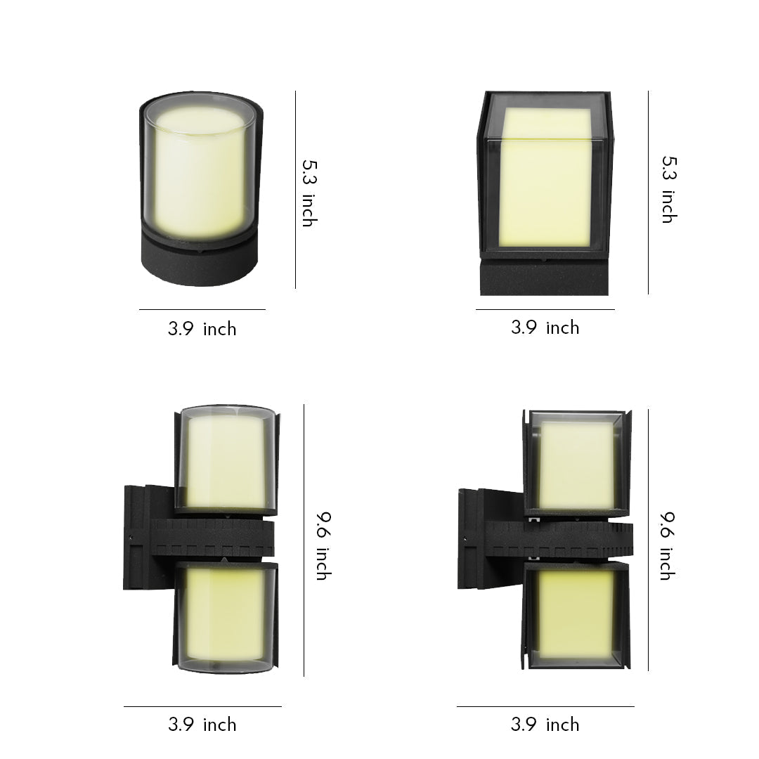 WINTERBOURNE RAINPROOF OUTDOOR WALL LANTERN