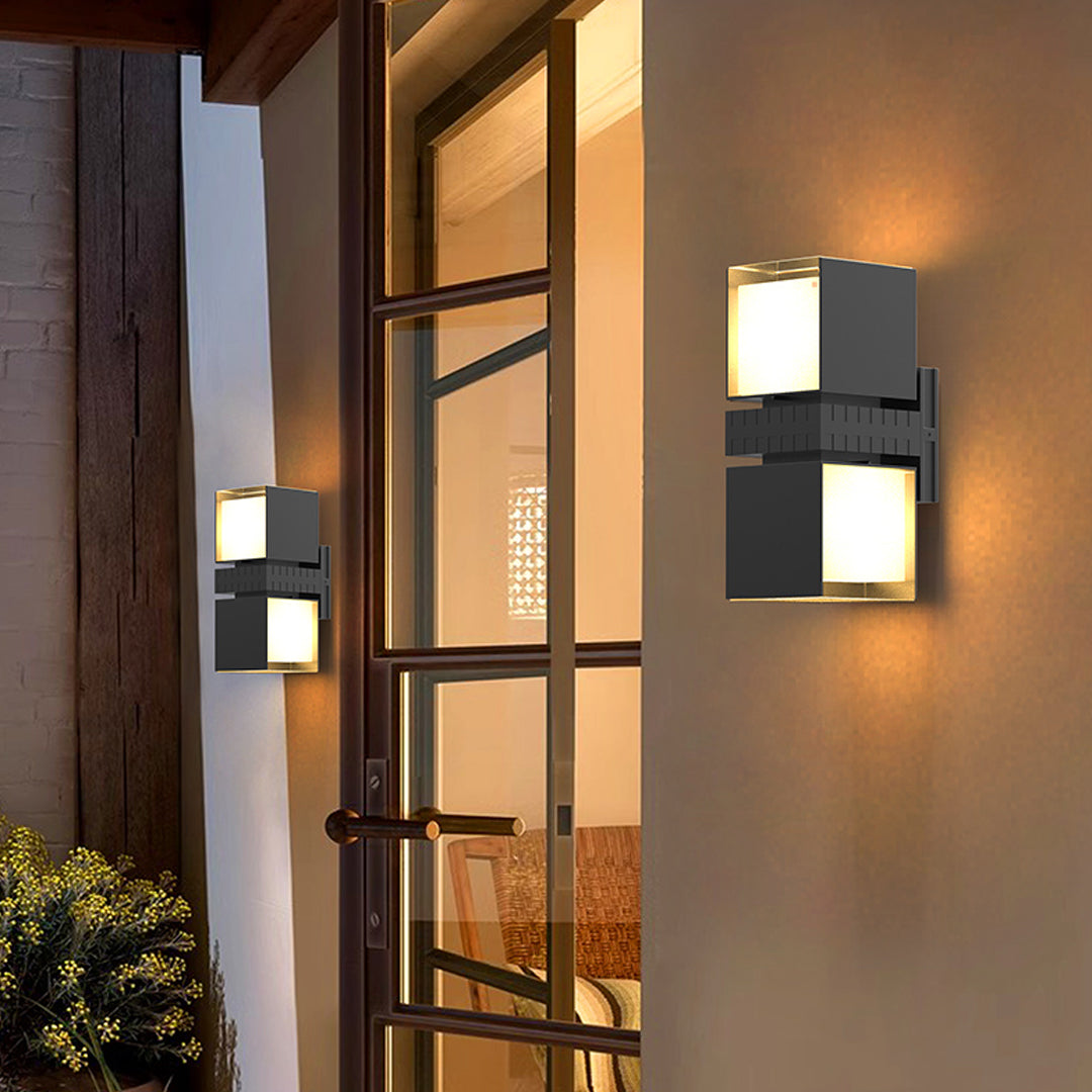 WINTERBOURNE RAINPROOF OUTDOOR WALL LANTERN