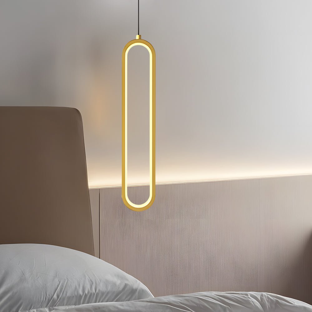 WINTHROP ALUMINUM OVAL PENDANT LIGHT WITH TRIPLE DIMMING SPOTLIGHTS