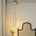 WINTHROP ALUMINUM OVAL PENDANT LIGHT WITH TRIPLE DIMMING SPOTLIGHTS