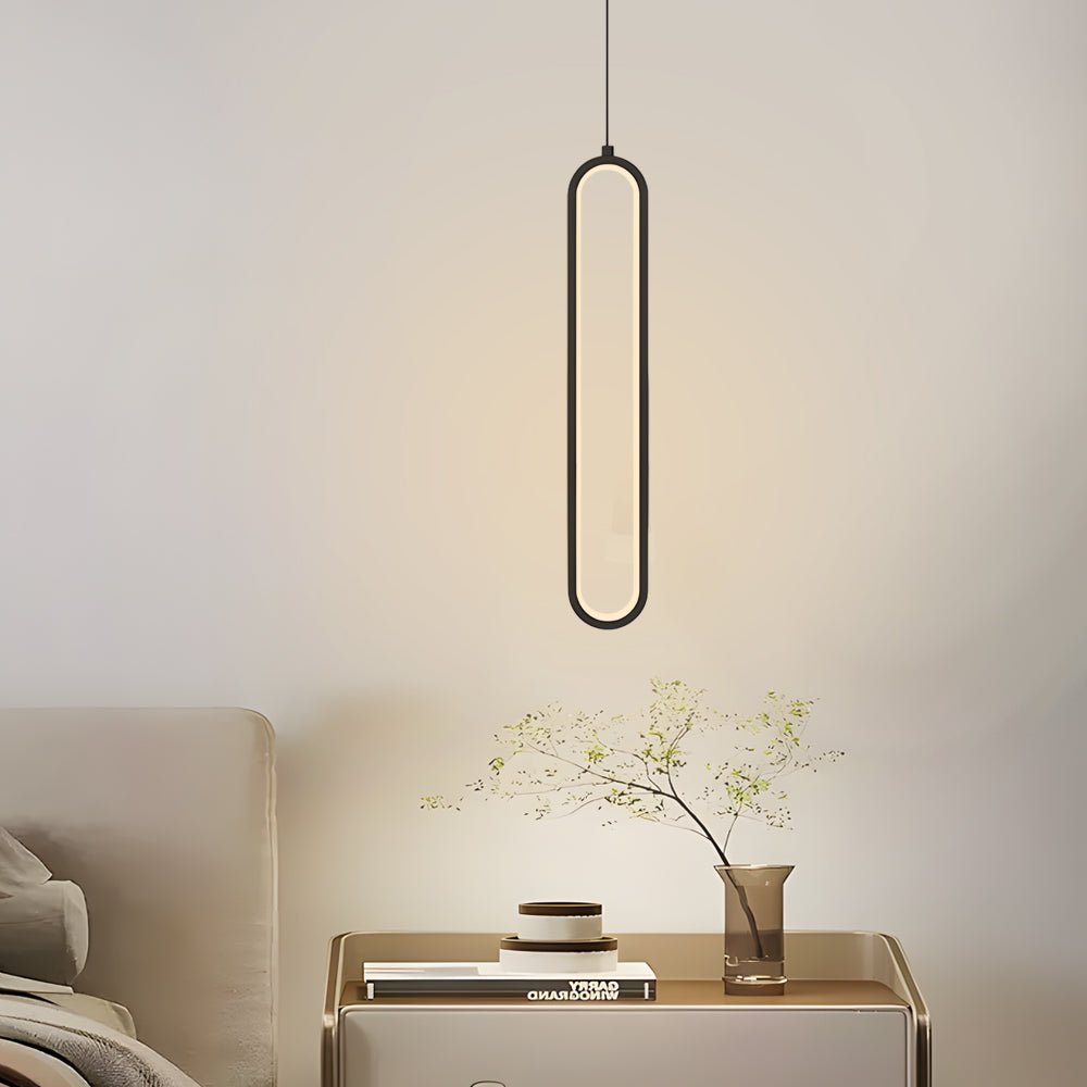 WINTHROP ALUMINUM OVAL PENDANT LIGHT WITH TRIPLE DIMMING SPOTLIGHTS