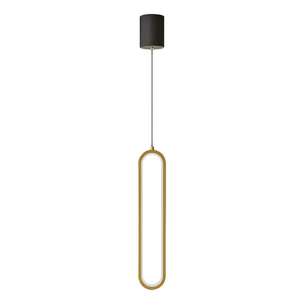 WINTHROP ALUMINUM OVAL PENDANT LIGHT WITH TRIPLE DIMMING SPOTLIGHTS