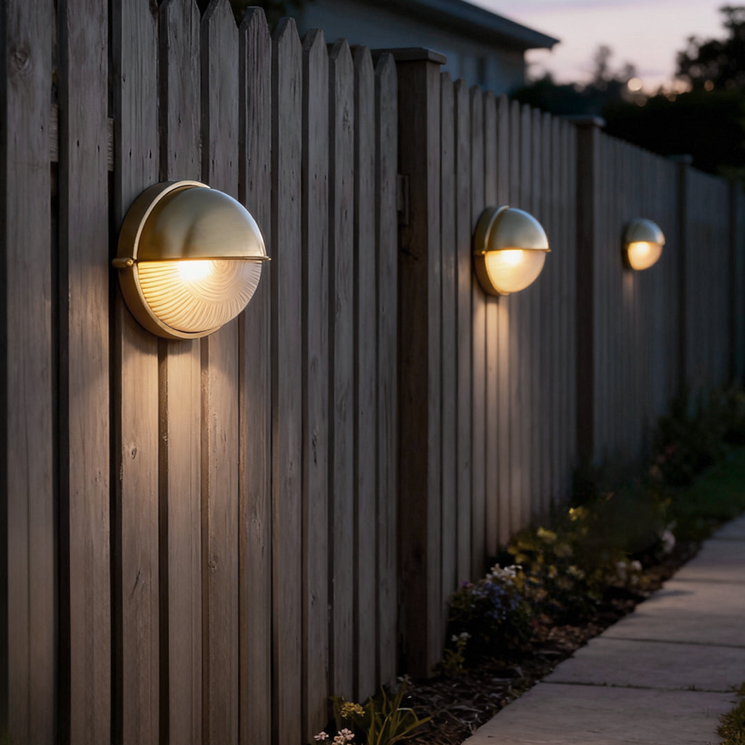 WINTERBOURNE RUSTIC OVAL BULKHEAD LANTERN