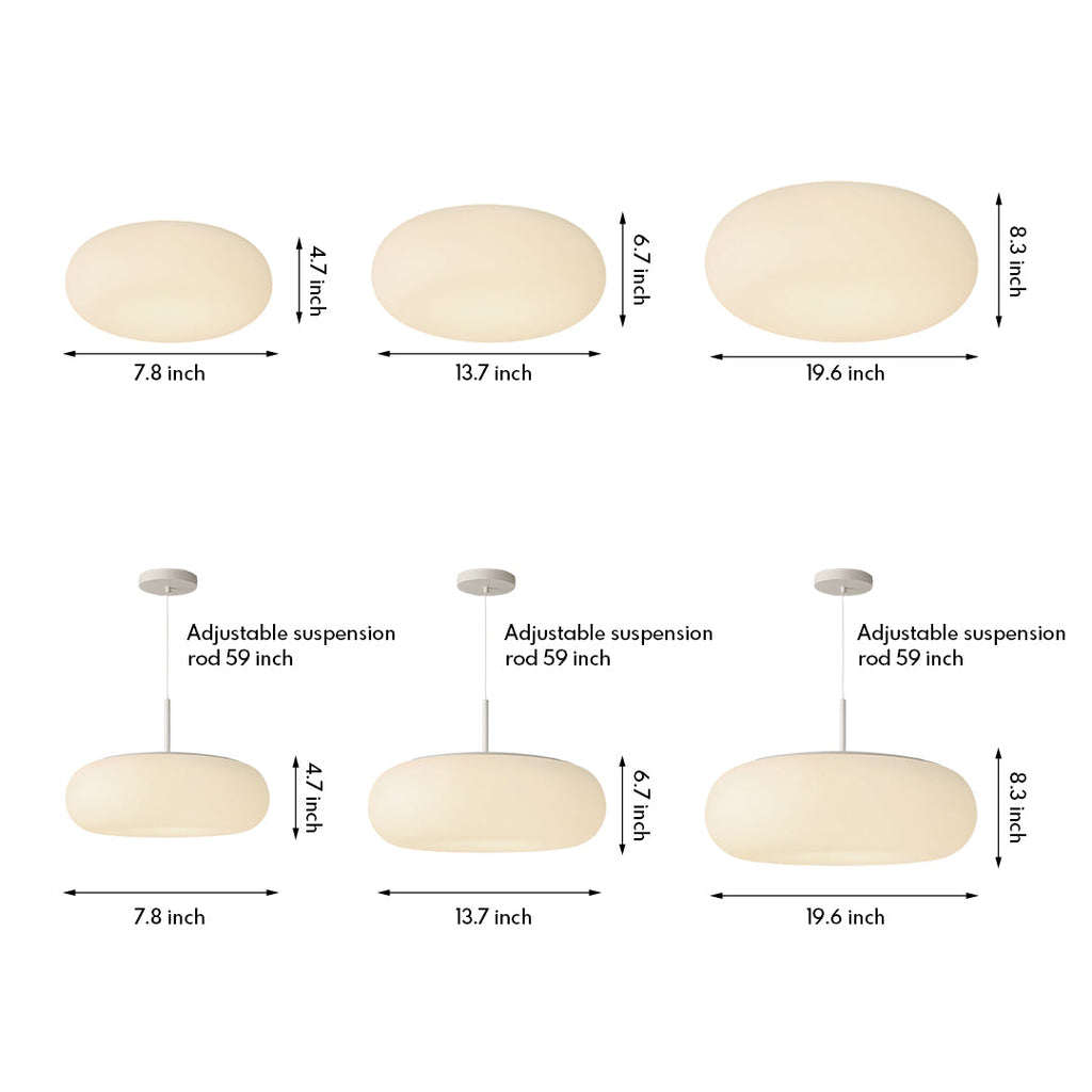 FENWICK MODERNIST HANGING LAMP WITH CUSTOMIZABLE HEIGHT