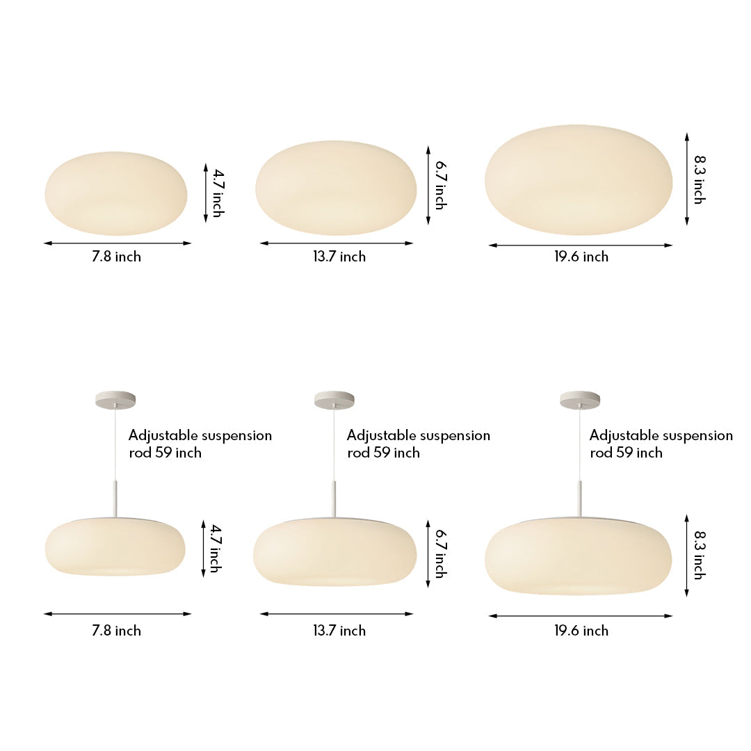 FENWICK MODERNIST HANGING LAMP WITH CUSTOMIZABLE HEIGHT