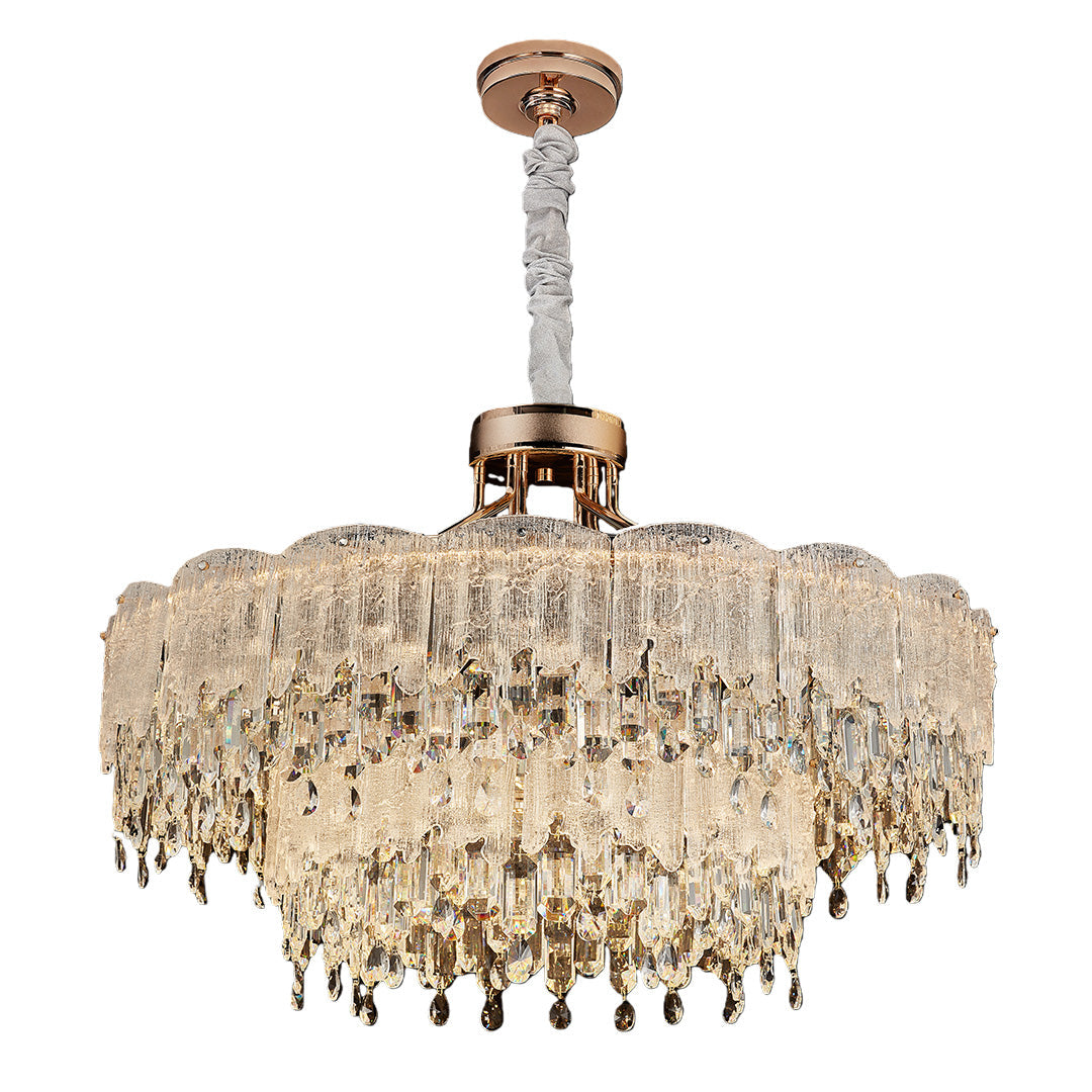 CHARLESTON CRYSTAL FRINGE CEILING LUMINAIRE