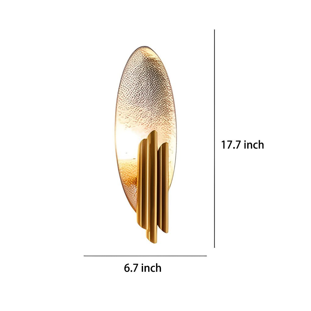 WINTHROP OVAL IRON WALL SCONCE