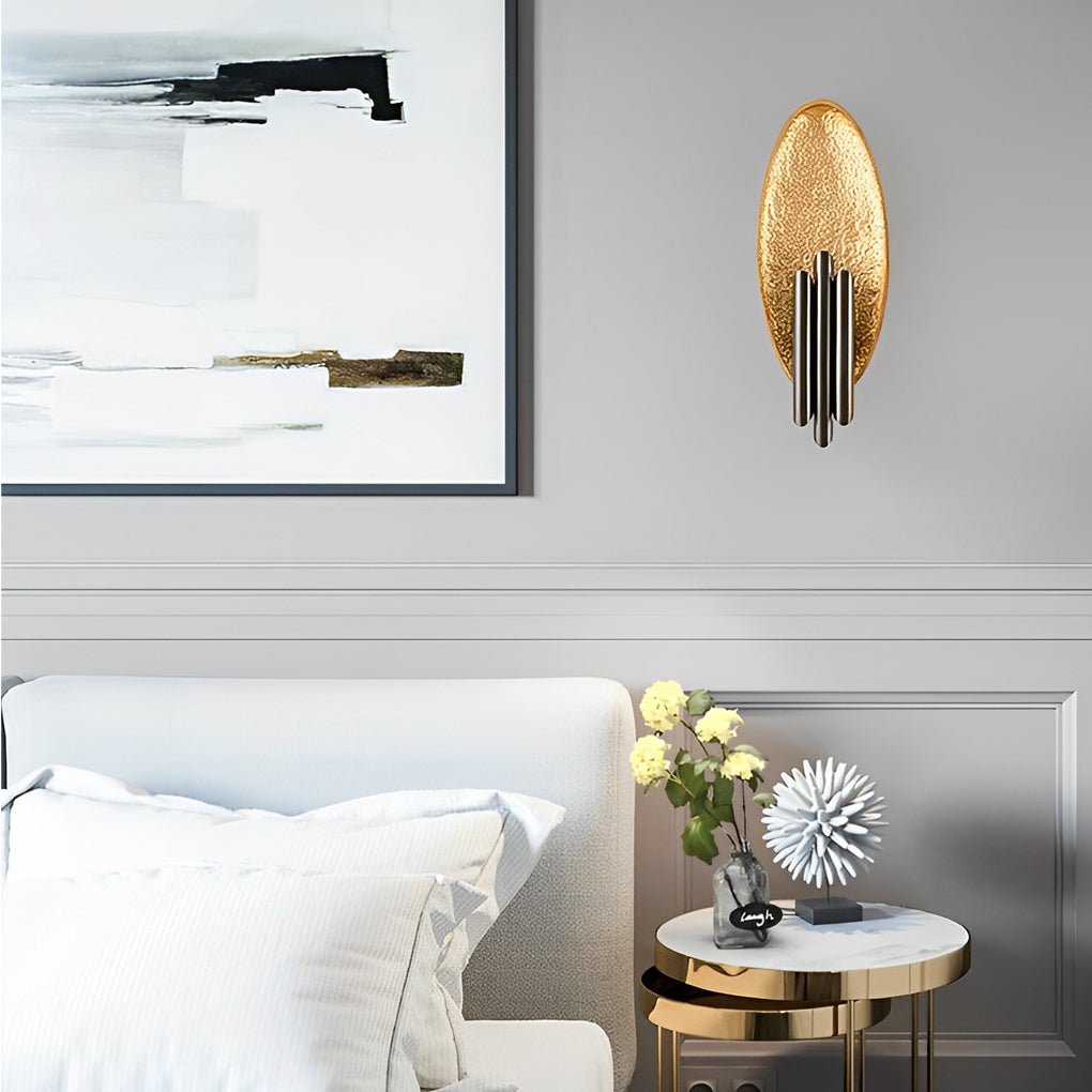 WINTHROP OVAL IRON WALL SCONCE