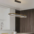 WINTERBOURNE ALUMINUM OVAL DINING CHANDELIER