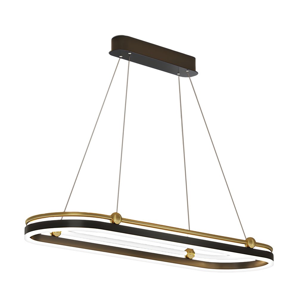 WINTERBOURNE ALUMINUM OVAL DINING CHANDELIER