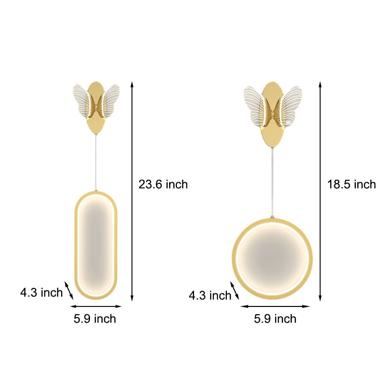 WINDSOR WINGS TRIPLE-LUMEN LED WALL SCONCE