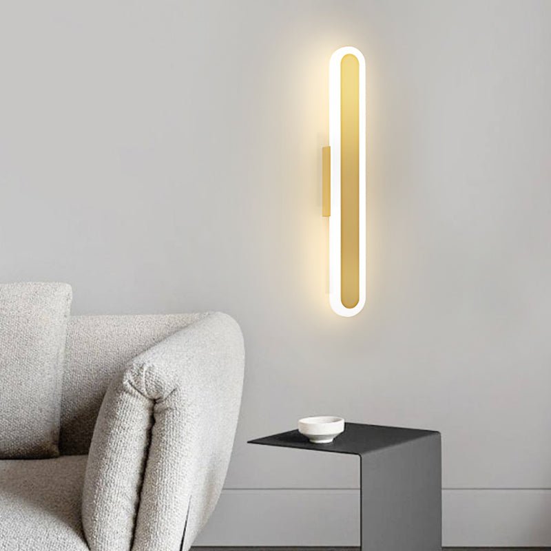 WINTHORPE OVAL LED WALL SCONCE WITH TRIPLE DIMMING FEATURE