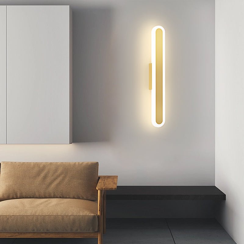 WINTHORPE OVAL LED WALL SCONCE WITH TRIPLE DIMMING FEATURE