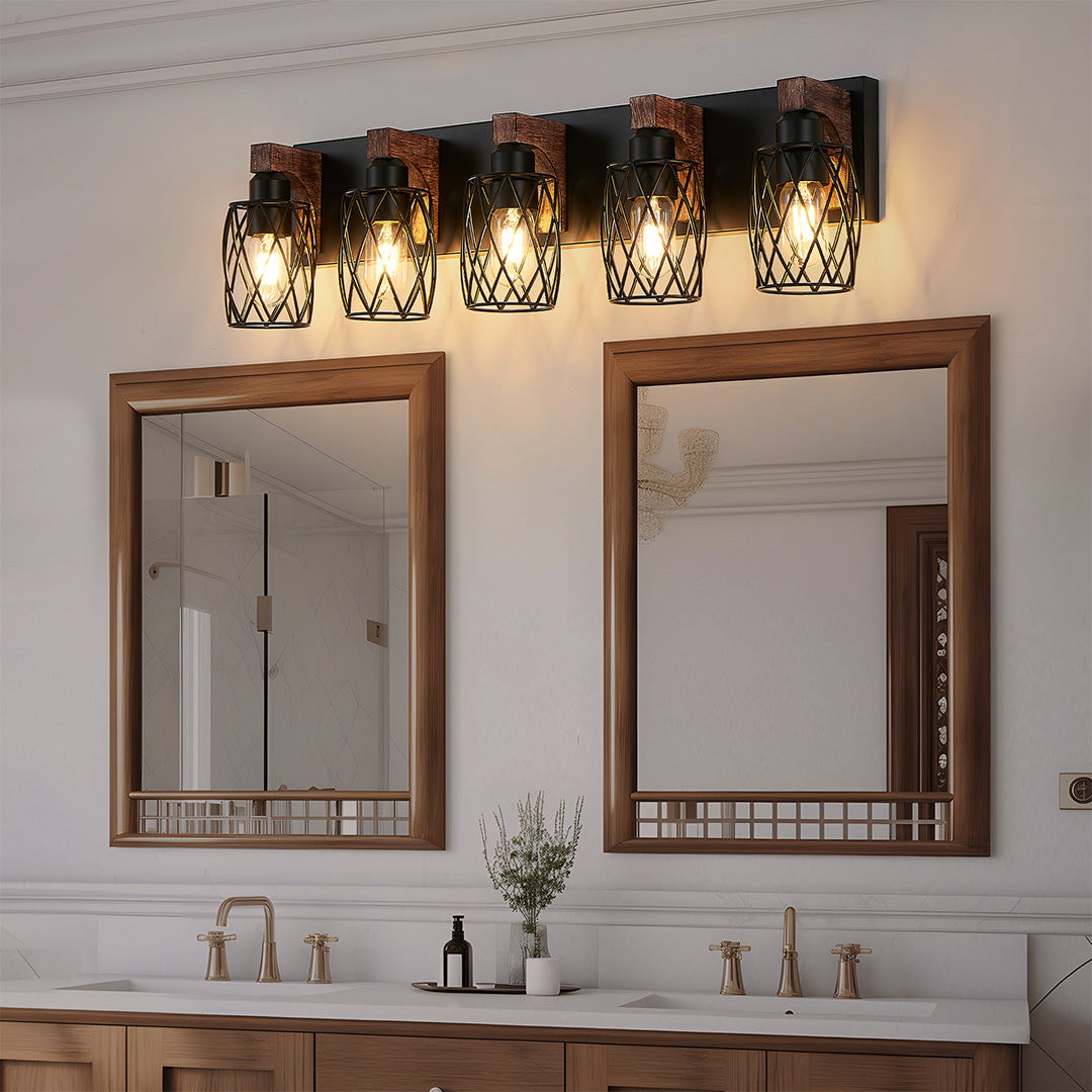 WINCHESTER METAL CAGE BATHROOM LUMINAIRE