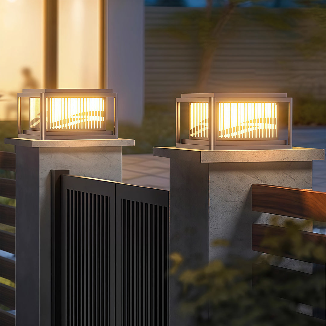 WINDSOR WAVE WATERPROOF PILLAR LANTERN