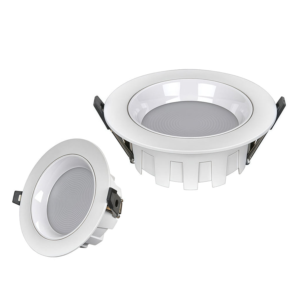 WINTHROP WHITE ACRYLIC FLUSH-MOUNTED LED DOWNLIGHT