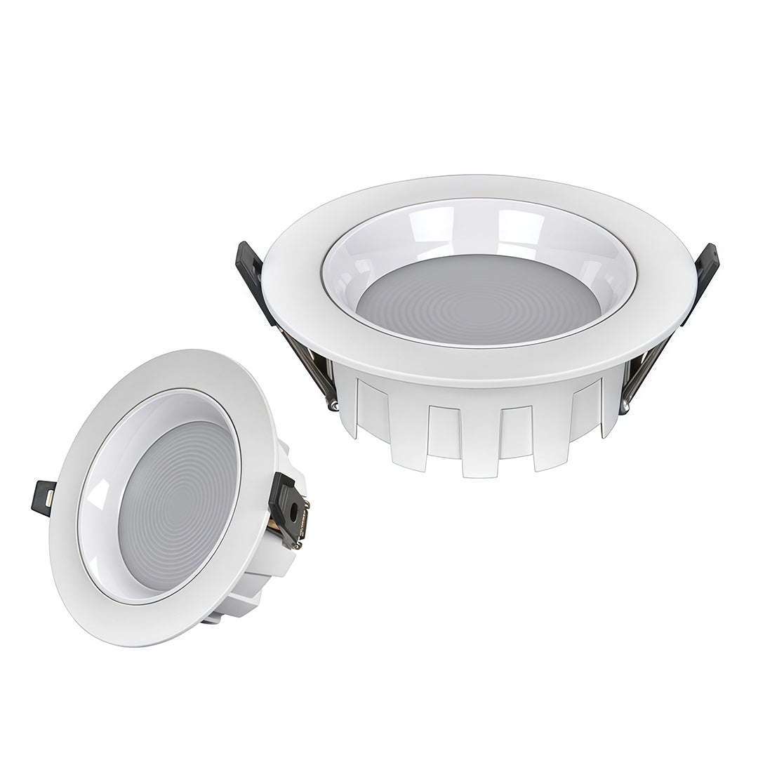 WINTHROP WHITE ACRYLIC FLUSH-MOUNTED LED DOWNLIGHT