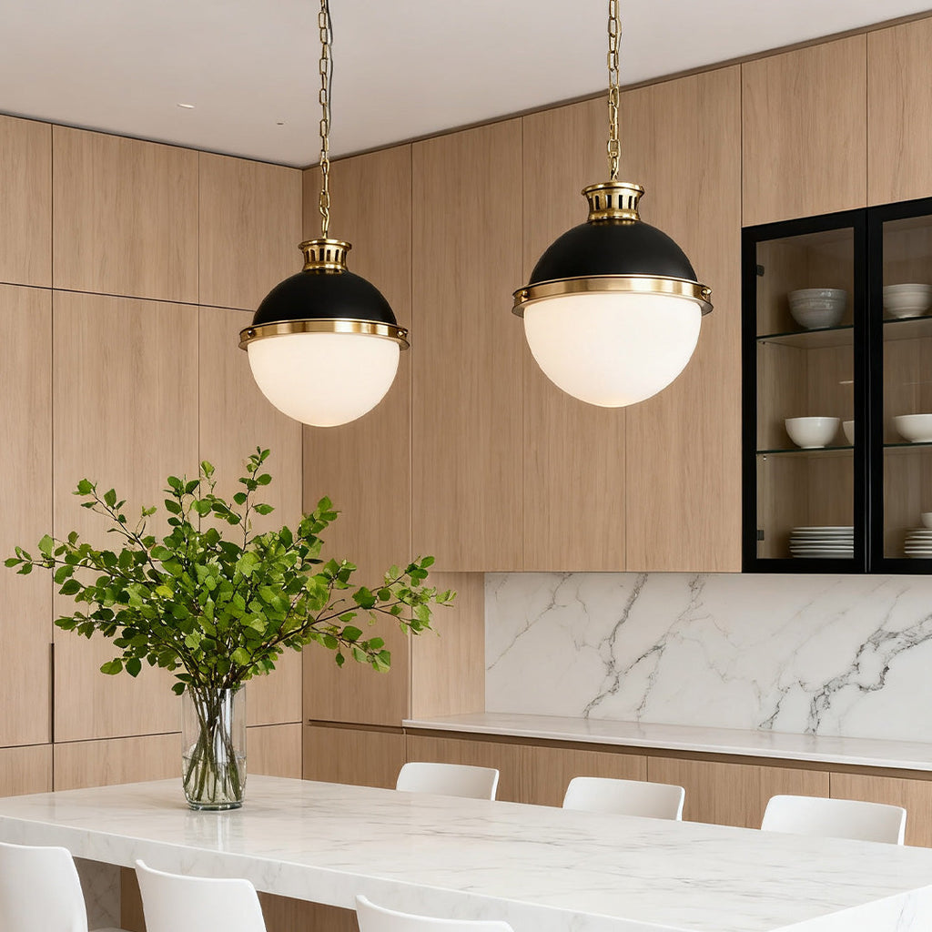 WINTERBOURNE ORB GLASS HANGING LANTERN