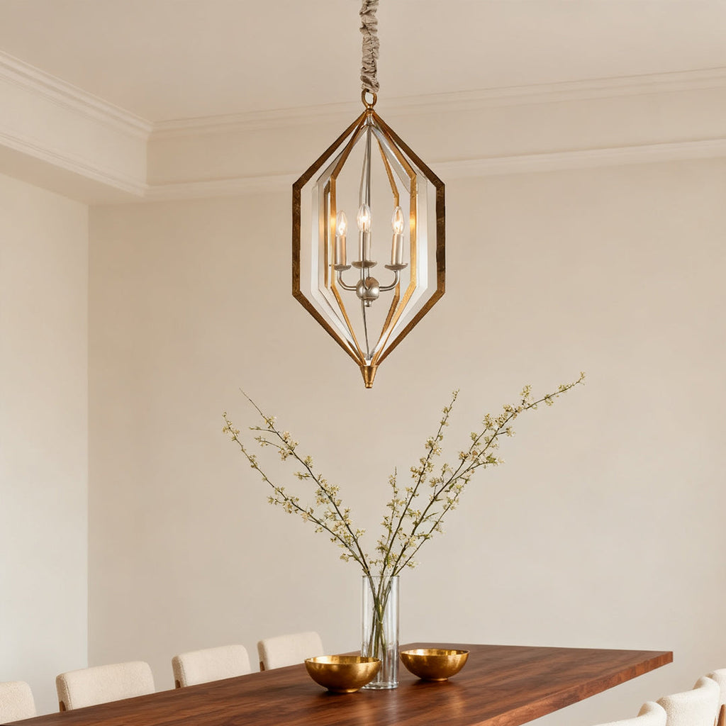 WINCHESTER OPEN-FRAME BROWN PENDANT LIGHT