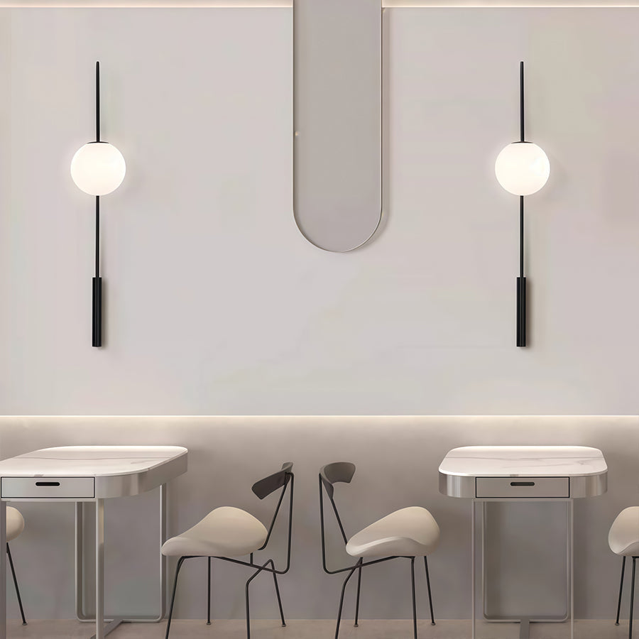 RAVENHURST IRON WALL SCONCE WITH ELONGATED ARM