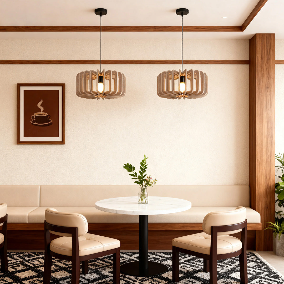 FENWICK ACOUSTIC FELT ADJUSTABLE CEILING LANTERN