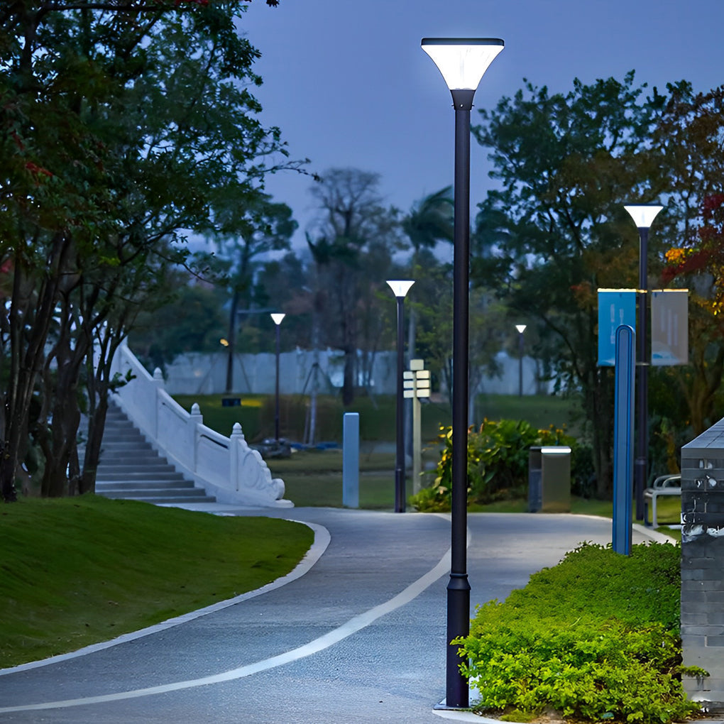 WINDSOR STRIPE AQUA SQUARE GARDEN ILLUMINATOR