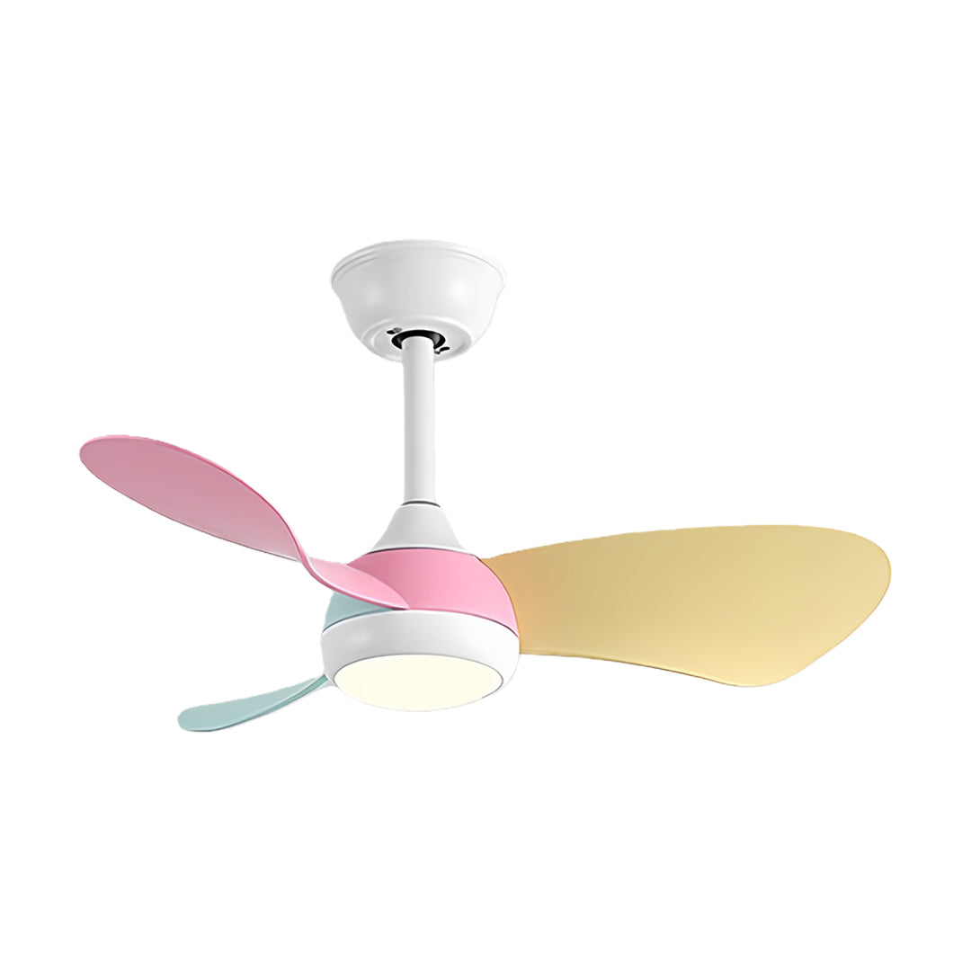 WINDSOR METAL INVERTED CEILING FAN WITH ILLUMINATED SHADE