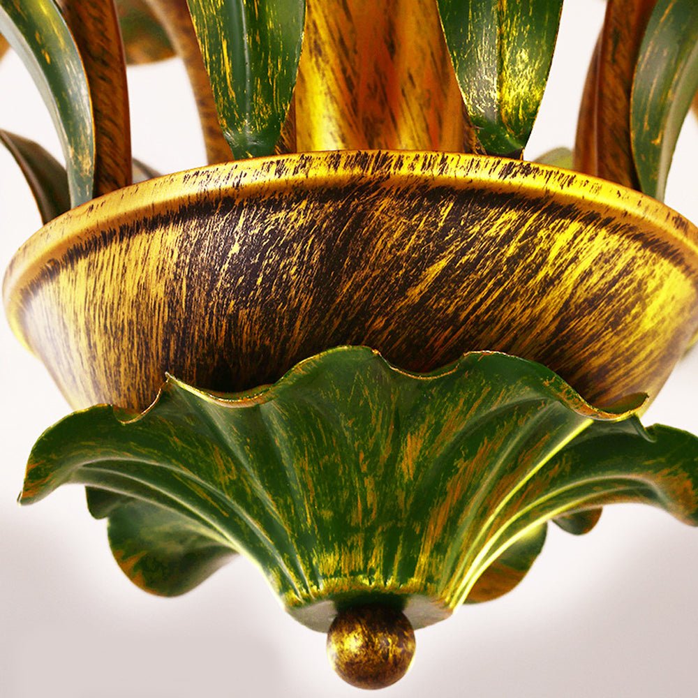WINTHORPE TRIPLE-LEVEL DIMMING FLORAL CEILING LANTERN