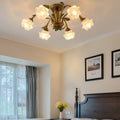 WINTHORPE TRIPLE-LEVEL DIMMING FLORAL CEILING LANTERN