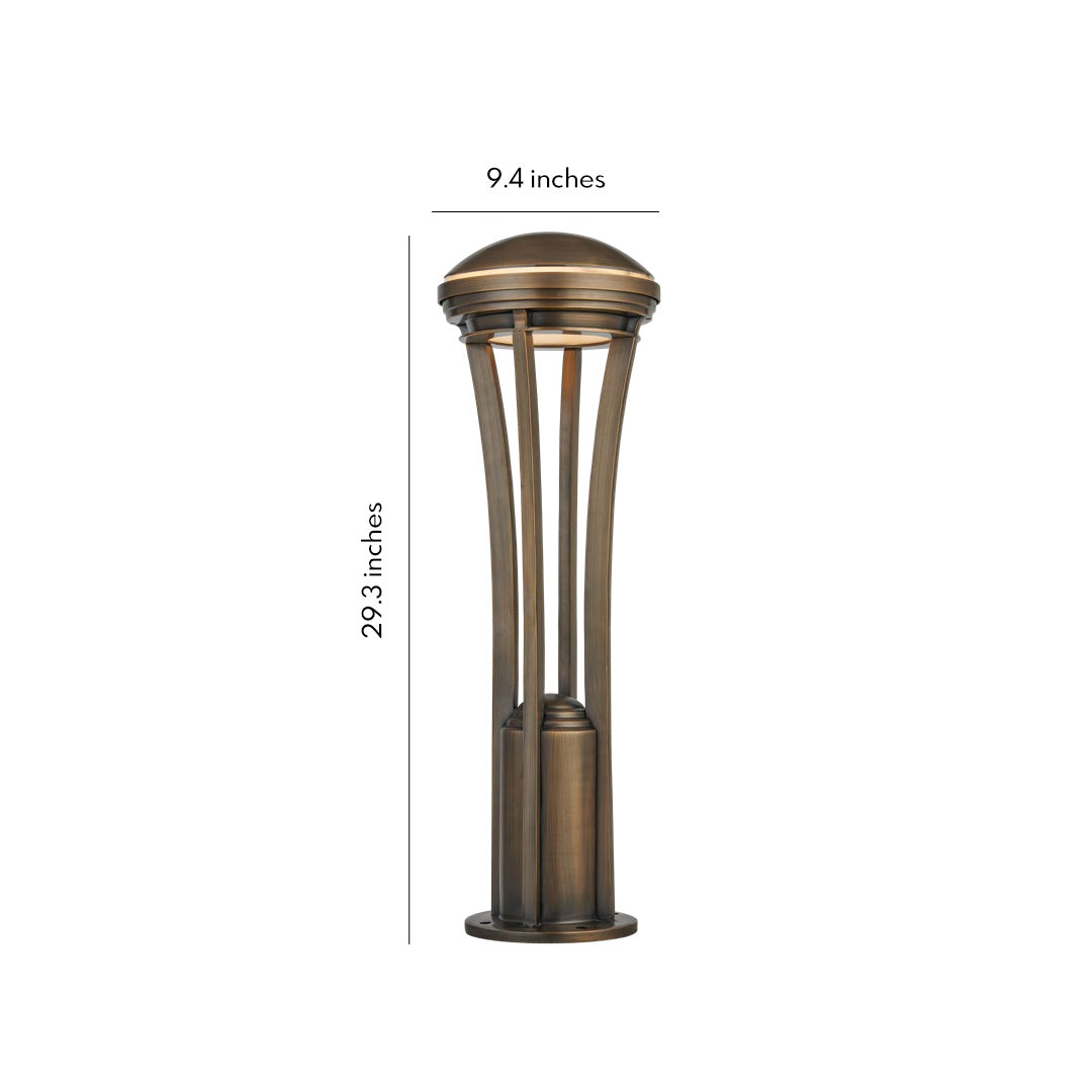 WINTHROP WEATHERED COPPER GARDEN LANTERN STAKE