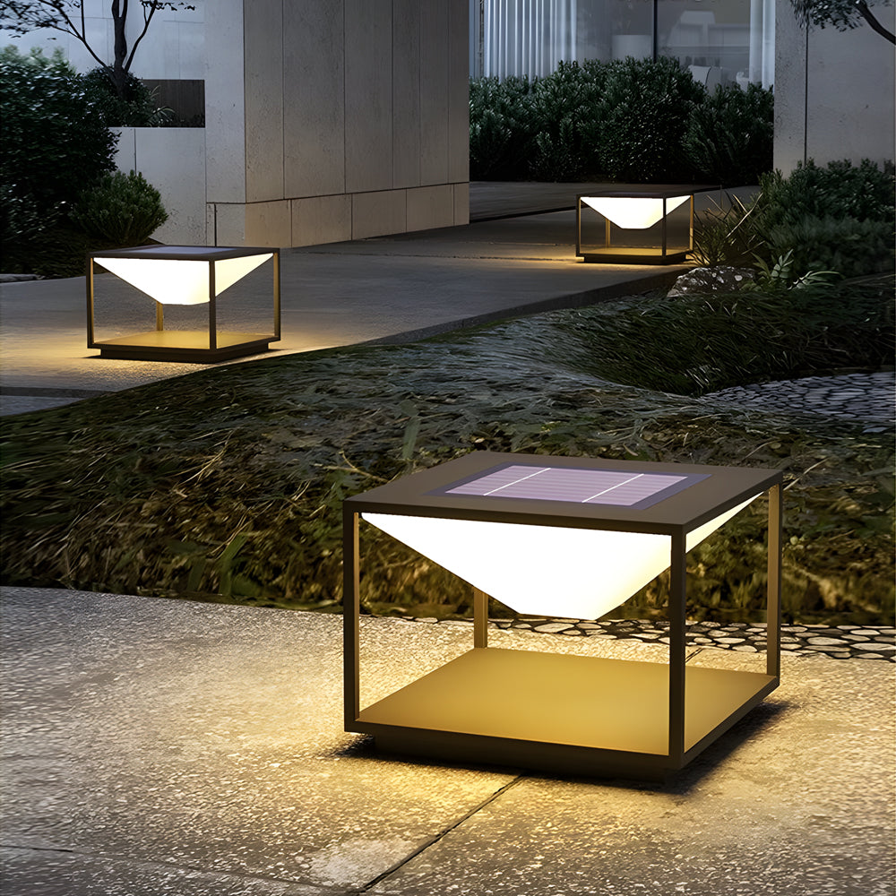 WINTHROP SQUARE STAINLESS STEEL OUTDOOR LANTERN
