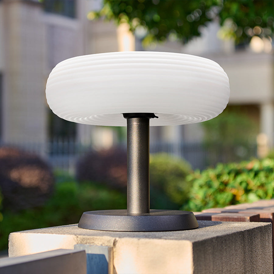 WHITMORE SOLAR GLOBE OUTDOOR ILLUMINATOR, WEATHERPROOF LANDSCAPE LANTERN