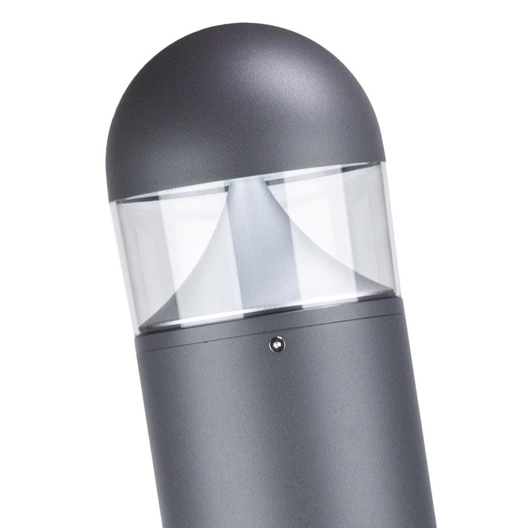WINTERBOURNE RUSTIC LED GARDEN BOLLARD LANTERN