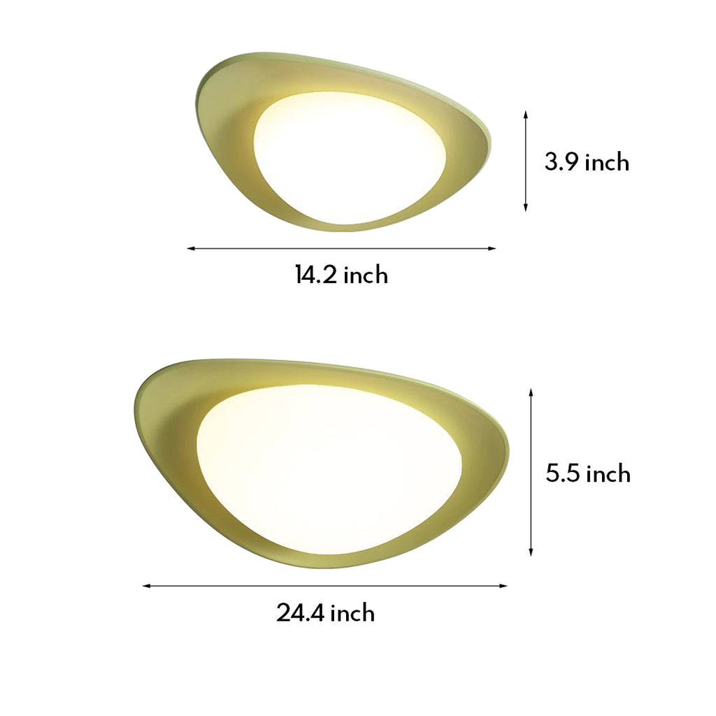 ALDERLEY RIVERSTONE FLUSH MOUNT LED LIGHTING
