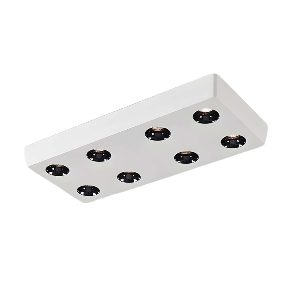 WINTHORPE RECTANGULAR 6/8-BULB WHITE LED CEILING FIXTURE