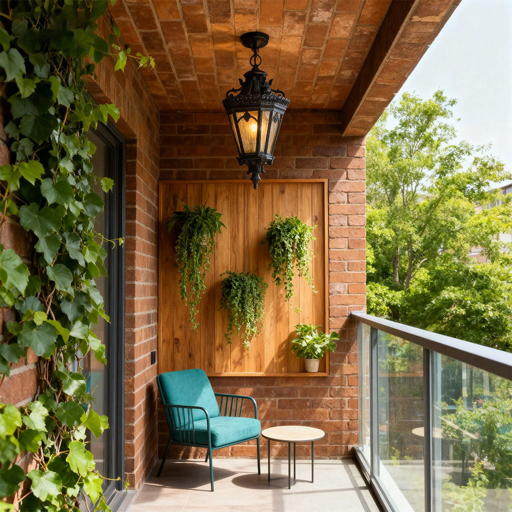 RAVENSTONE BLACK ALUMINUM OUTDOOR PENDANT LIGHT